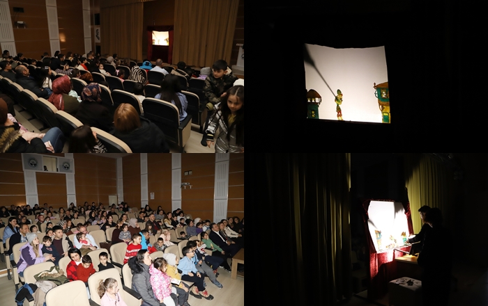 ARDAHAN BELEDİYESİ, 'HACİVAT İLE KARAGÖZ'Ü MİNİKLERLE BULUŞTURDU