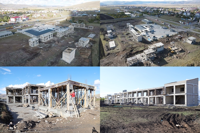 ARDAHAN BELEDİYESİ GALERİCİLER SİTESİ İNŞAATI TÜM HIZIYLA SÜRÜYOR