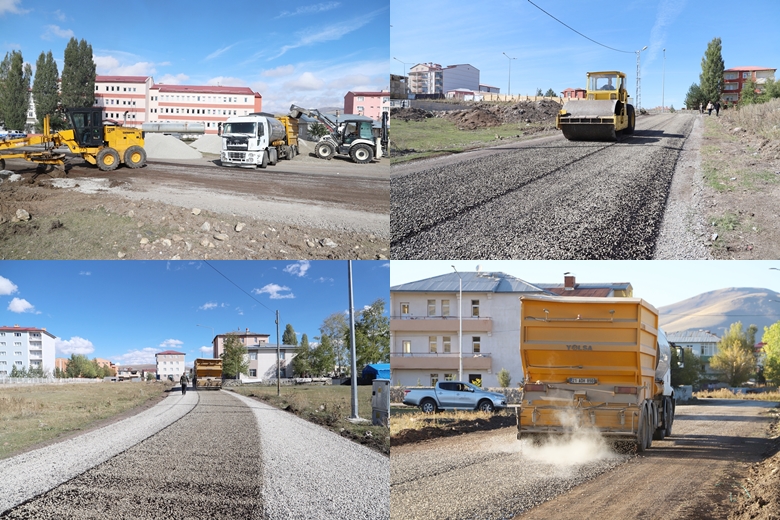 ARDAHAN BELEDİYESİ, SATHİ ASFALT KAPLAMA ÇALIŞMALARINA BAŞLADI